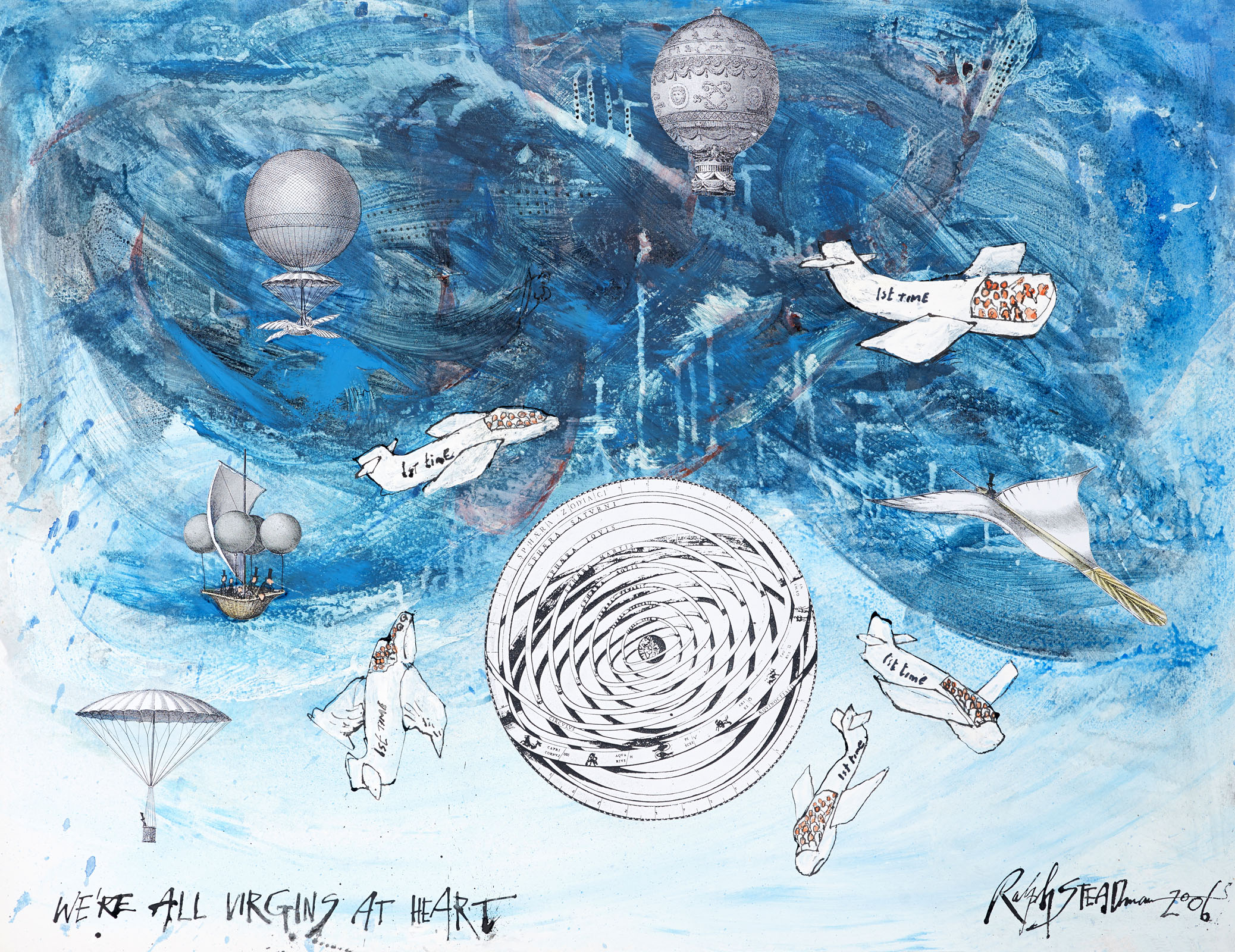 Collaboration between Ralph Steadman and Will Self